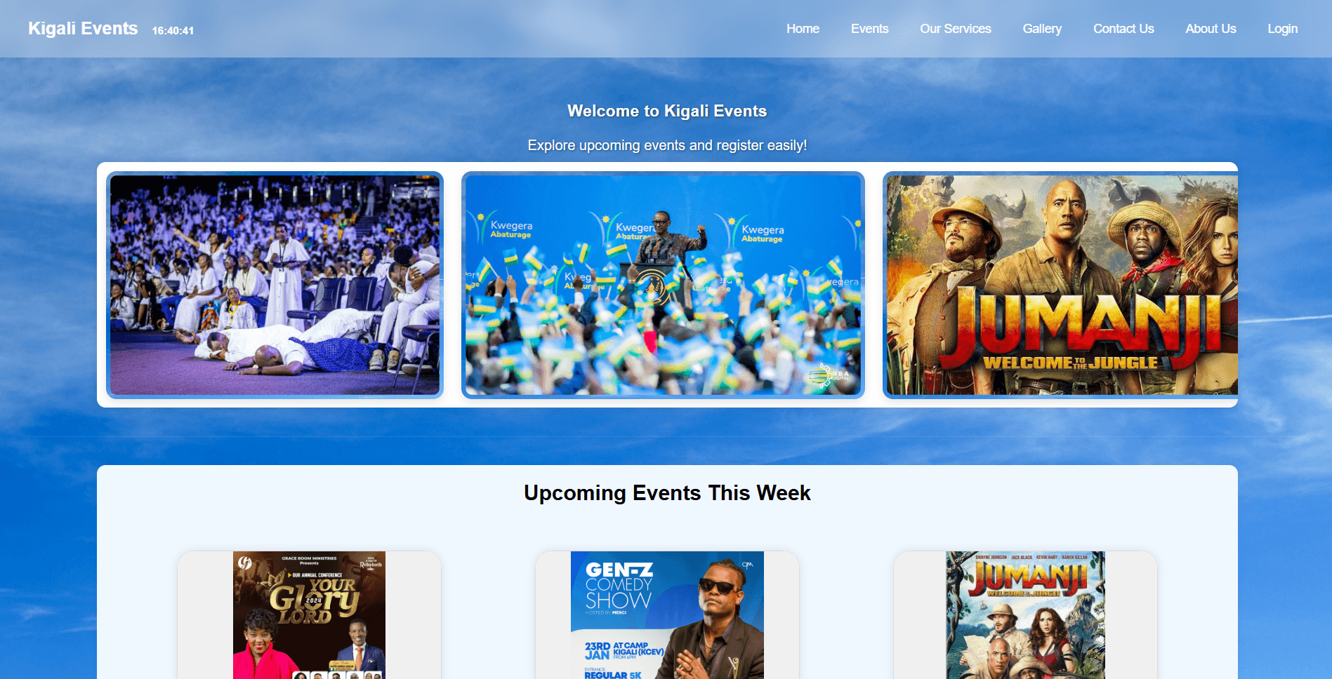 Kigali Events Management System